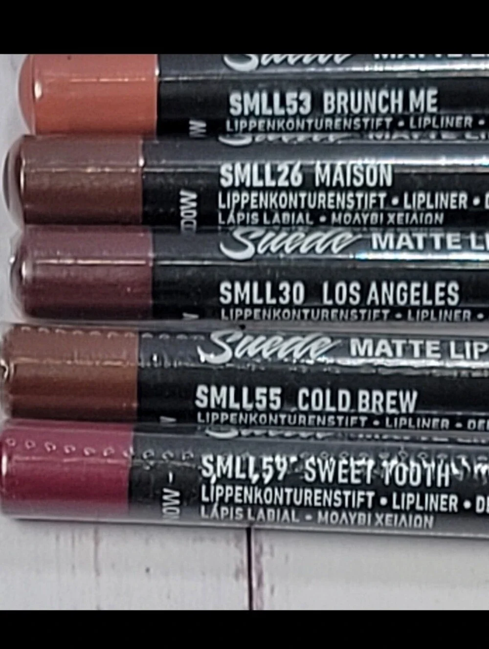 Nyx 7 Piece Suede Matte Lip Liner Bundle NEW!